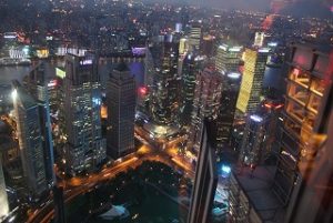 Vistas desde Cloud en Shanghai