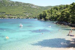 playa de Saplunara en Mljet