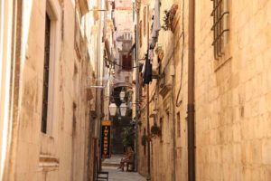 Estrechas calles de Dubrovnik