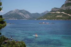 Vistas desde la playa de Saplunara