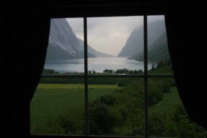 Vistas desde el apartamento de Lunde