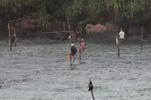 Pescadores en Weligama